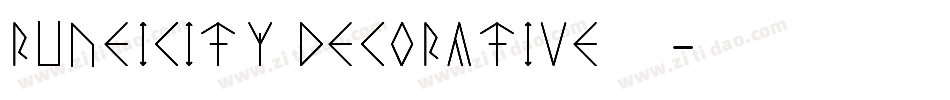 Runeicity Decorative手机版字体转换